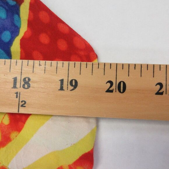 JAMS WORLD Floral Print VINTAGE Dress Sz M Artsy Tropical 90s Made in Hawaii USA - Picture 14 of 15